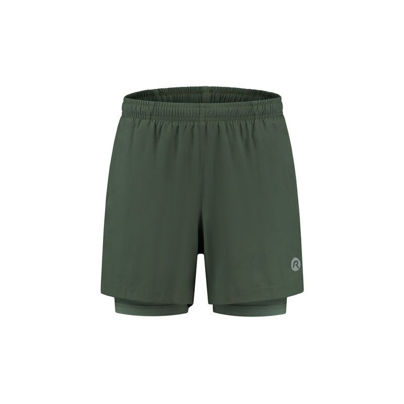 Rogelli 2in1 ESSENTIAL green 2XL zöld short