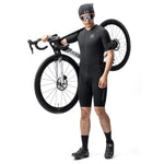 Rockbros Diamond Short Sleeve Cycling Jersey Size M - Black czarny \ m póló