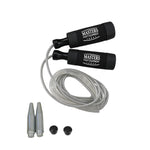 MASTERS FIGHT EQUIPMENT Boxing Jump Rope with Weights 2 x 160 g SBP-W fekete edzőfelszerelés 09455-P02