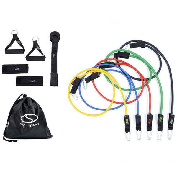 Smj Set of resistance bands EX005 5 pcs Edzőfelszerelés
