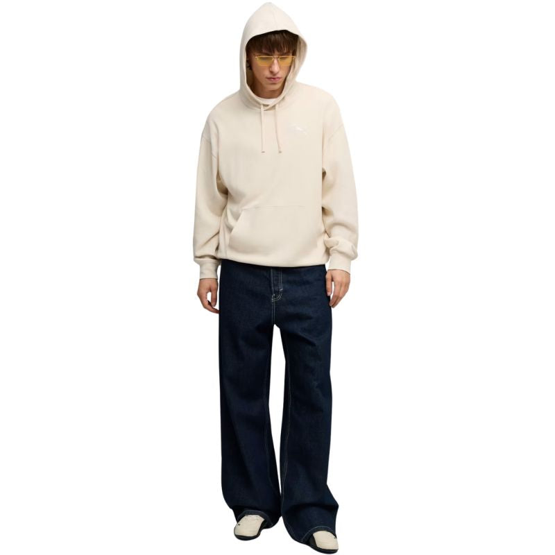 Puma ESS Elevated Relaxed Hoodie 692019 bézs kapucnis pulóver