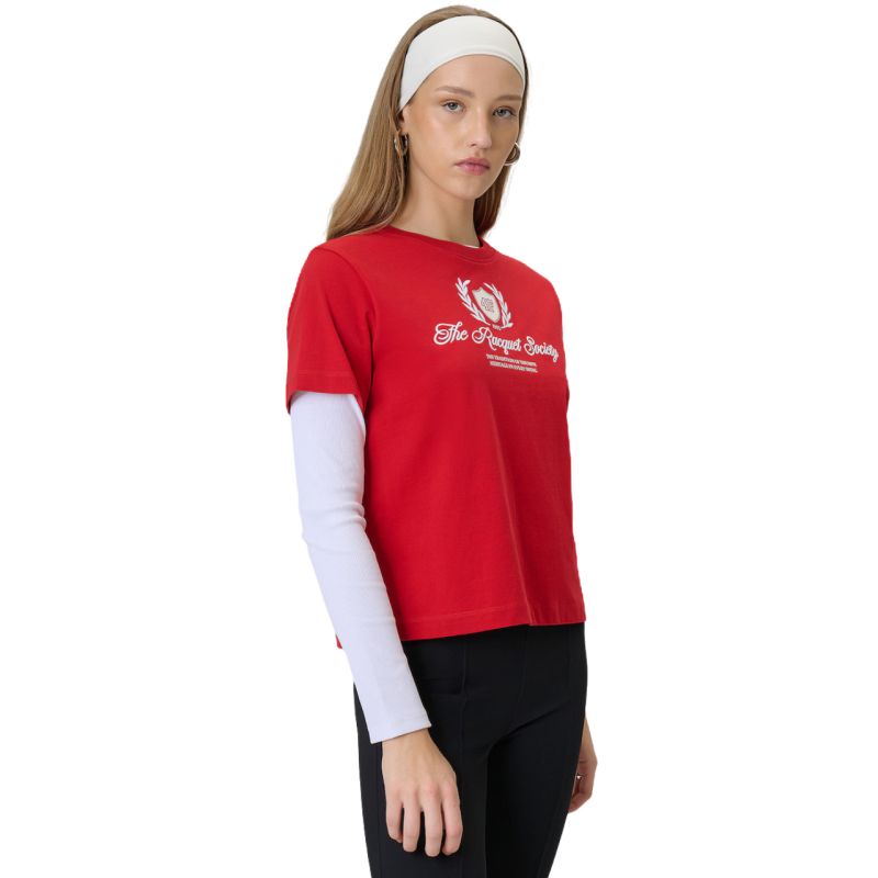 4F Women's T-shirt F2738 62S piros póló