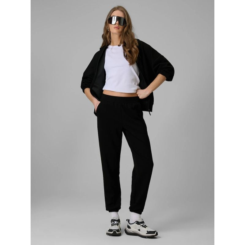 Women's regular hooded sweatshirt 4F