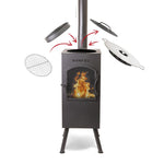 BonFeu BonCarré Garden Fireplace Black fekete hátizsák