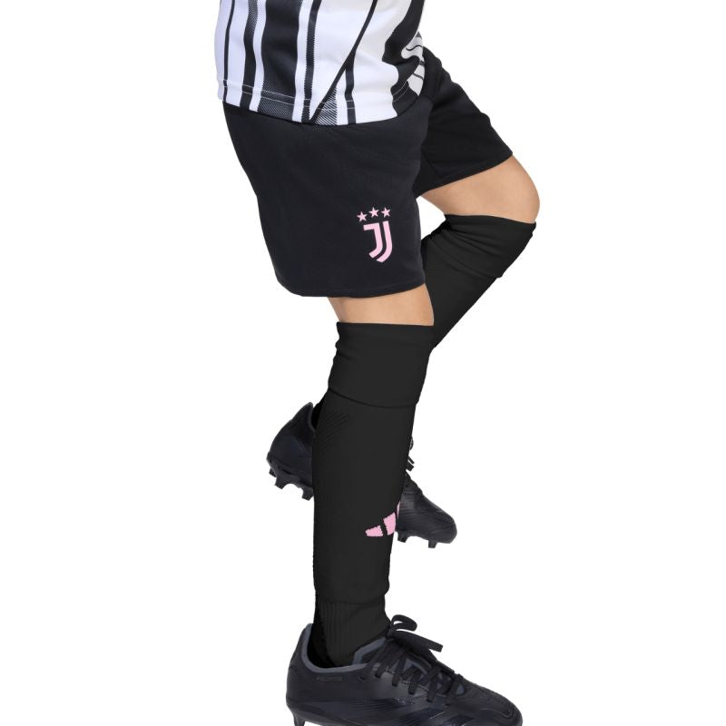 adidas Juventus 25/26 Home Kids' Kit White and Black JN5220
