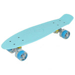 Enero Plastic skateboard 22" Led blue kék skateboards