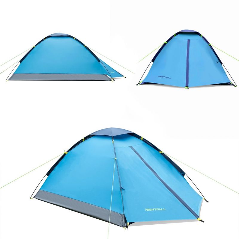 NILS CAMP Nightfall NC6033 camping tent for 2 people, blue kék kabát