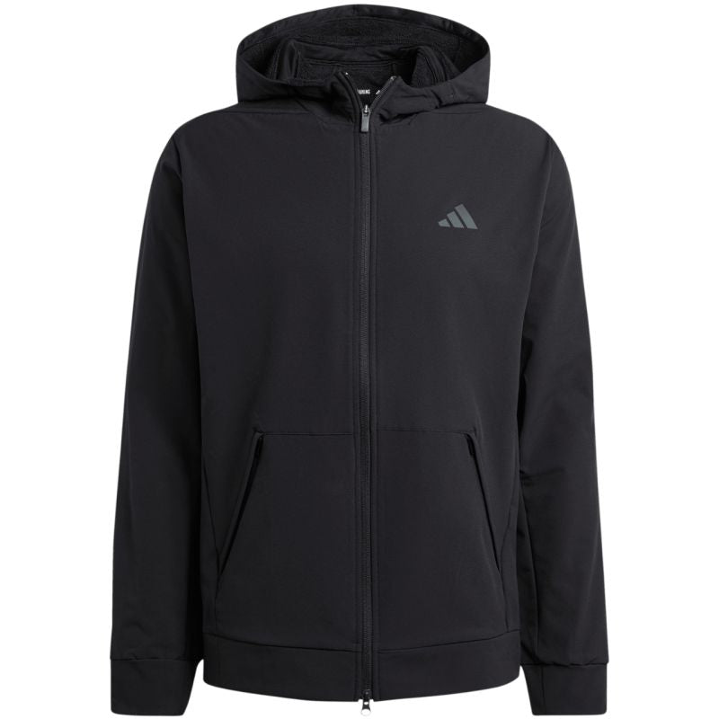 adidas Men's sweatshirt Designed for Training COLD.RDY Full-Zip Hoodie black IN5607 Ruházat