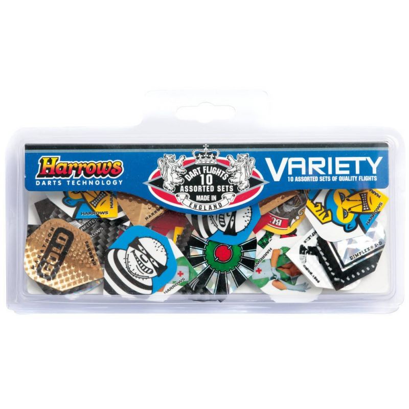 Harrows System Variety Pack Flights 10x3 General