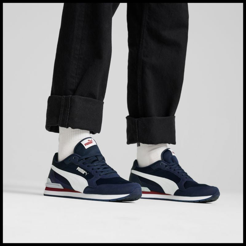ST Runner v4 Mesh Club Navy-PUMA White-T ( )