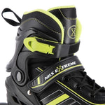 Nils Extreme Nh18191 2in1 Roller Skates -Lime Size L (39-43) With Replaceable Hockey Blade fekete görkorcsolya