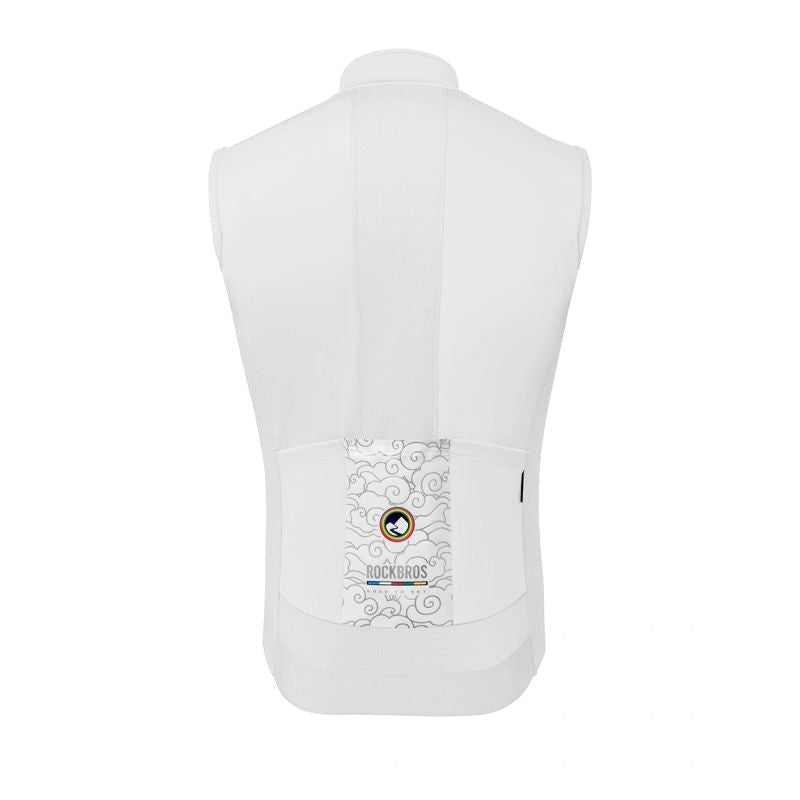 Rockbros ROAD TO SKY insulated windproof vest S - white s \ biały vests