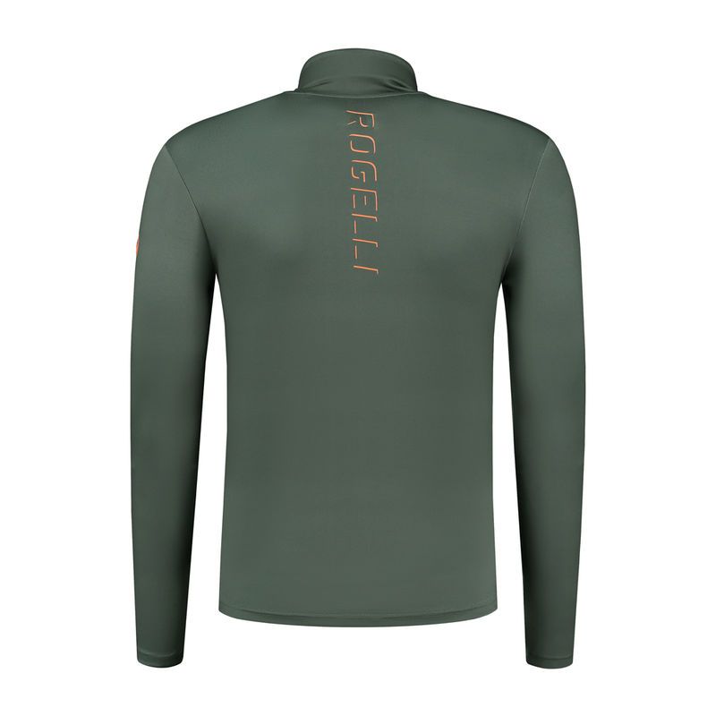 Rogelli JAKE running sweatshirt green 2XL zöld pulóver