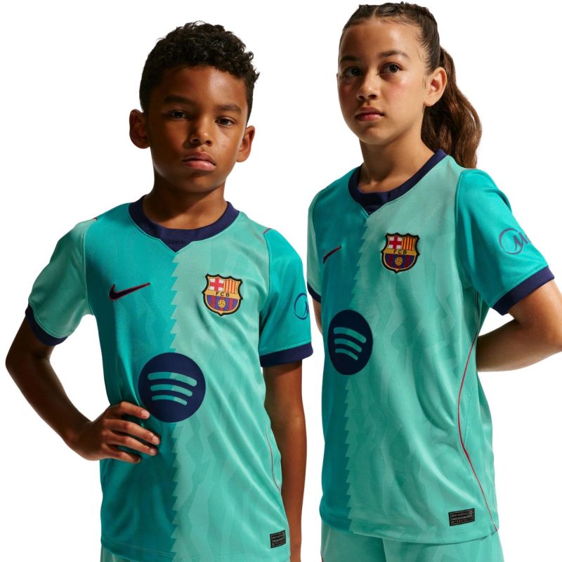 Nike FC Barcelona Stadium 2026/27 Kids' Jersey Green zöld póló II6686301