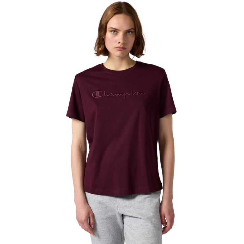 Champion SS Tee Burgundy Women's T-Shirt 118382 RS522 General