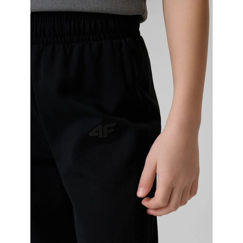 Girls' wide-leg sweatpants 4F 4FJRSS26TTROF1918-20S pants