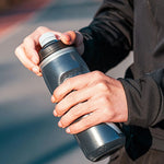 Rockbros Thermal Bike Bottle 620 ml BPA Free - Gradient Black fekete water bottles, training equipment, tourist equipment