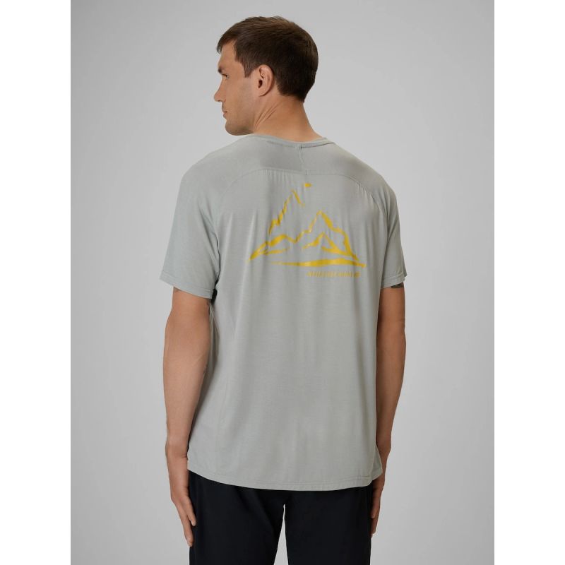 4F Men's regular quick-drying trekking T-shirt póló