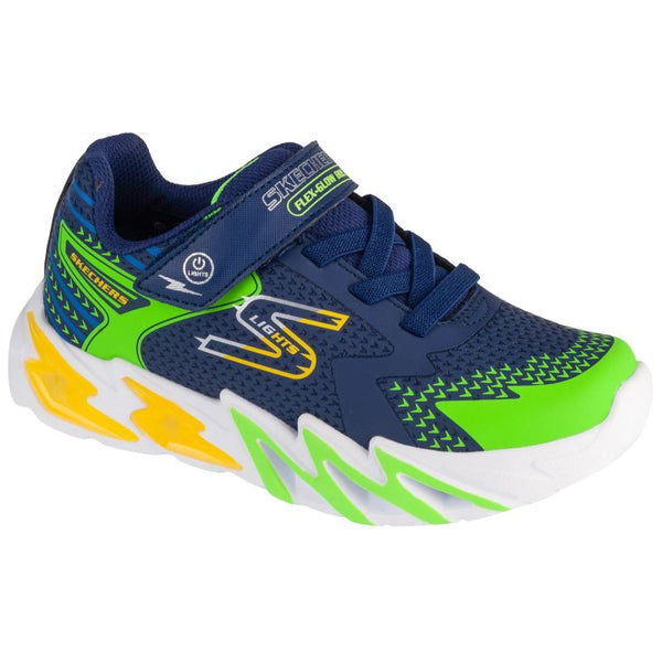 Skechers S-Lights: Flex-Glow Bolt 400138L-NVMT Navy 30 General