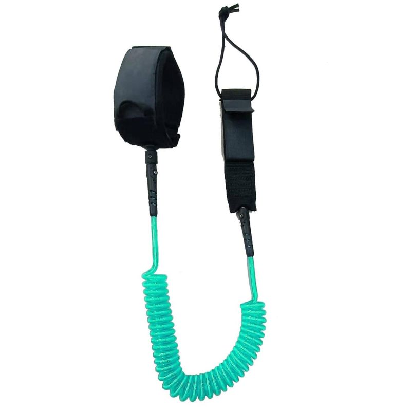 Enero Sup Board Safety Rope 10 Feet Green