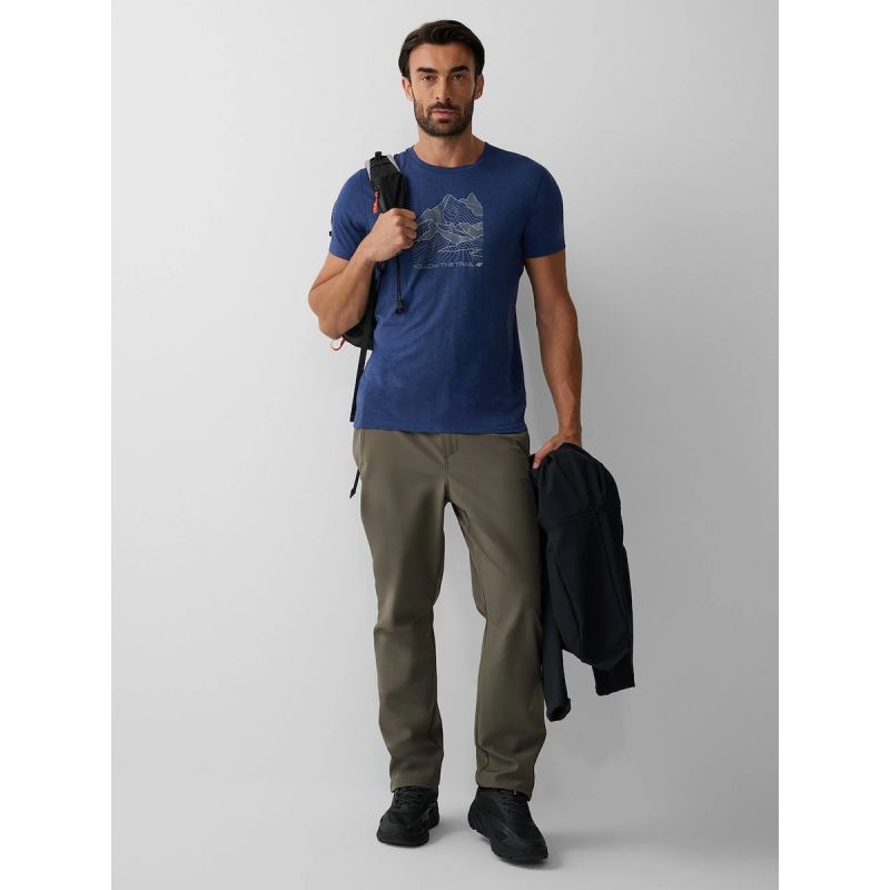 4F Men's trekking t-shirt made of bamboo fiber férfi póló 4FRAW26TFTSM2963-32M