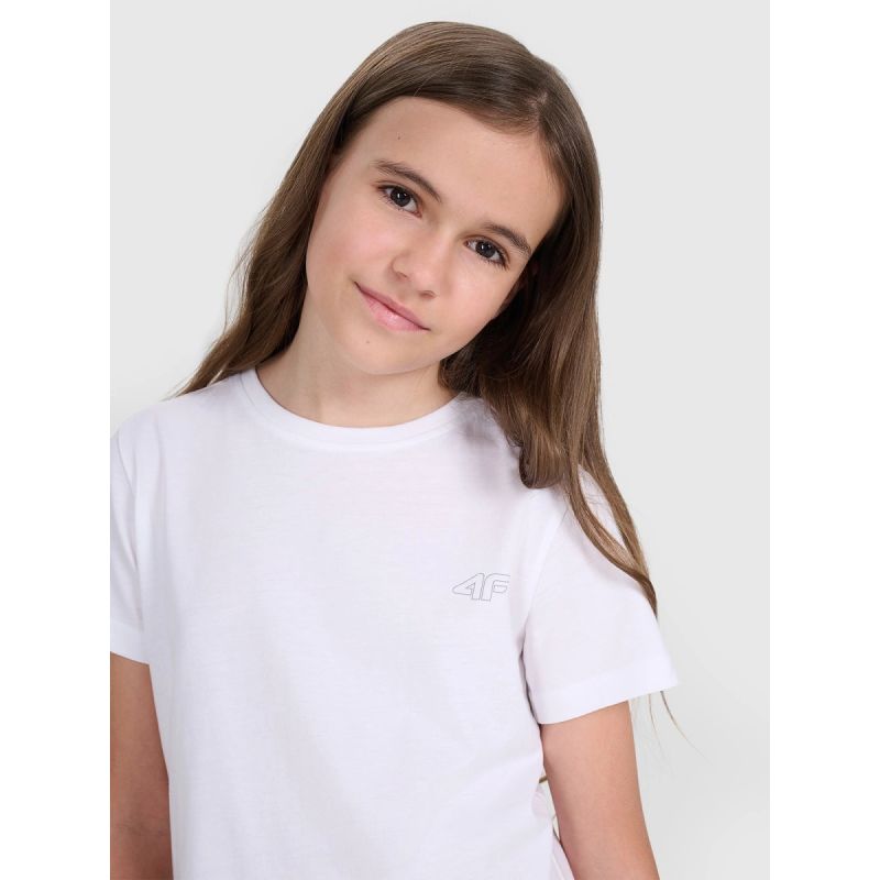 4f Regular plain T-shirt (SET OF 2) for children 4FJRAW25TTSHU3157-91S Ruházat