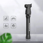 Rockbros TM-1701P 80 PSI Mini Bicycle Pump for Presta and Schrader Valves - Black fekete pumpa 304004-211900