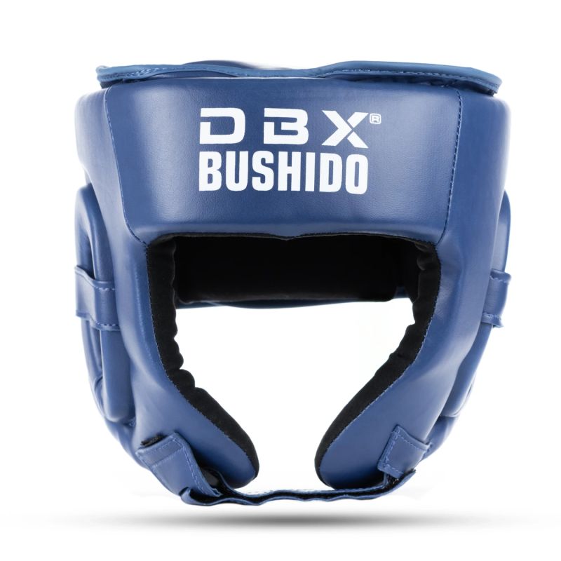 DBX Bushido RED Tournament Boxing Helmet czerwony helmets, martial arts equipment