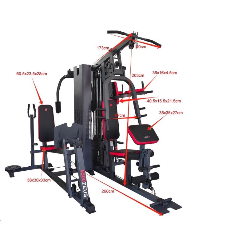 Enero Atlas Multi-Station Gym 5500 Zeus Fit atlases, strength training equipment