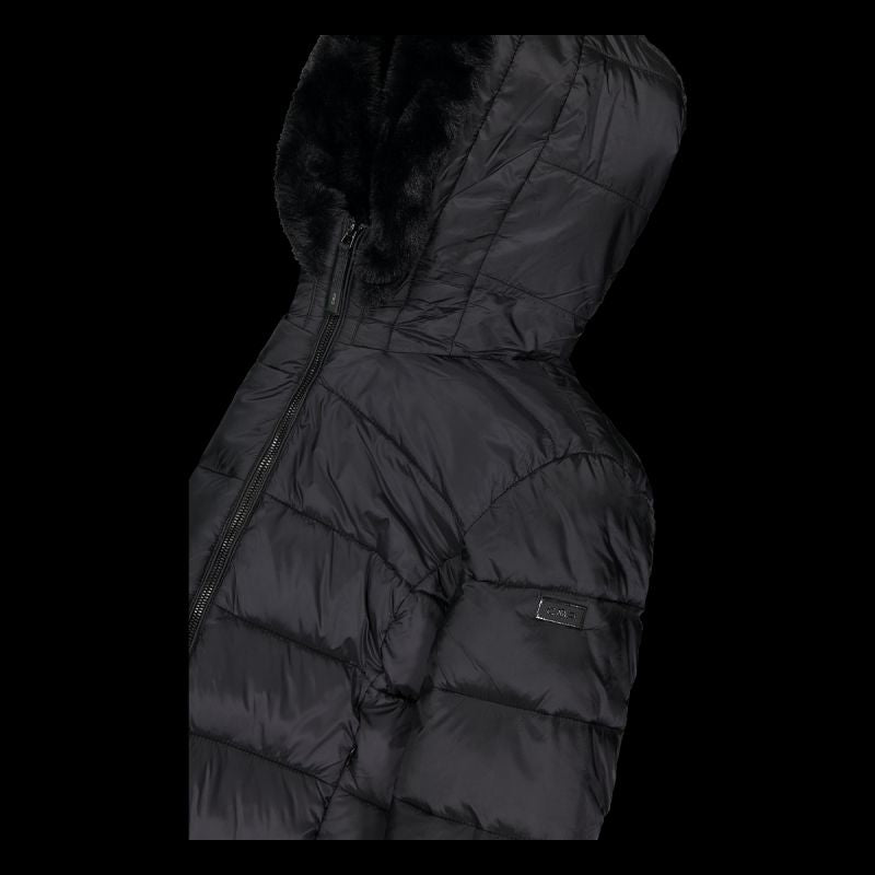 CMP women's winter with hood, sports, insulated, black ( ) fekete dzseki