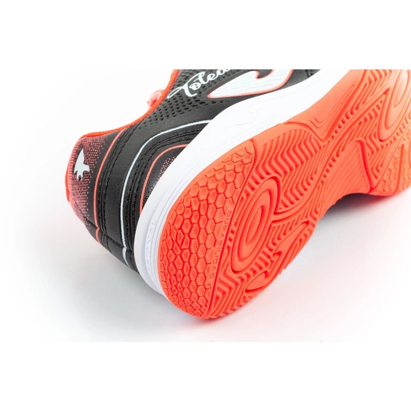 Joma Toledo JR 2601 indoor football boots for kids, fekete focicipő