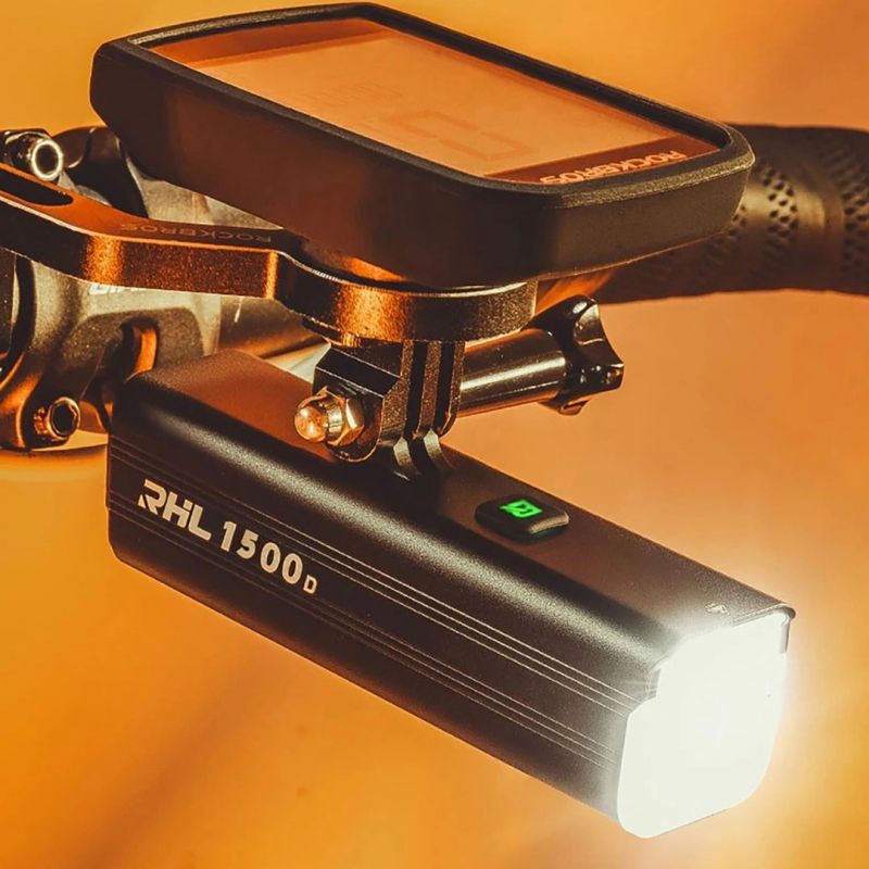 Rockbros Front Bike Light IPX6 - fekete lights, tourist equipment