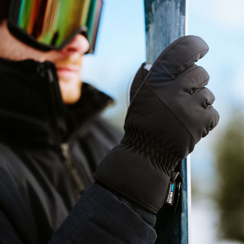 Meteor Nevis L winter gloves black uniw kesztyű