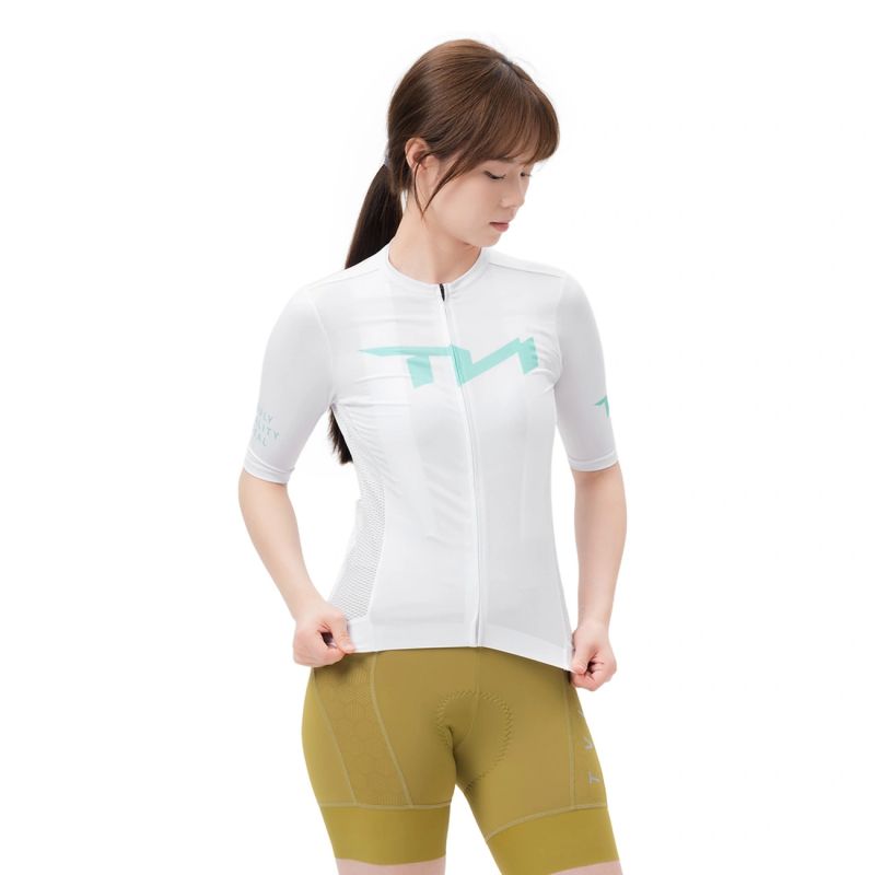 Rockbros TVI L Women's Cycling Jersey - White l \ biały póló 15110025003-211703