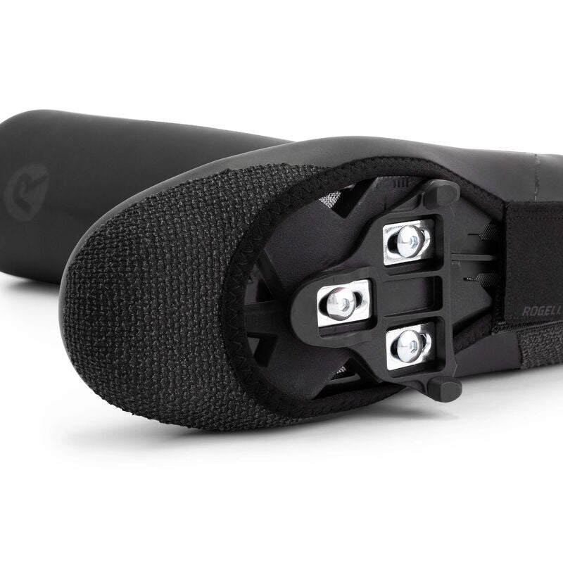 Rogelli DEEPWINTER shoe covers fekete protectors and knee pads