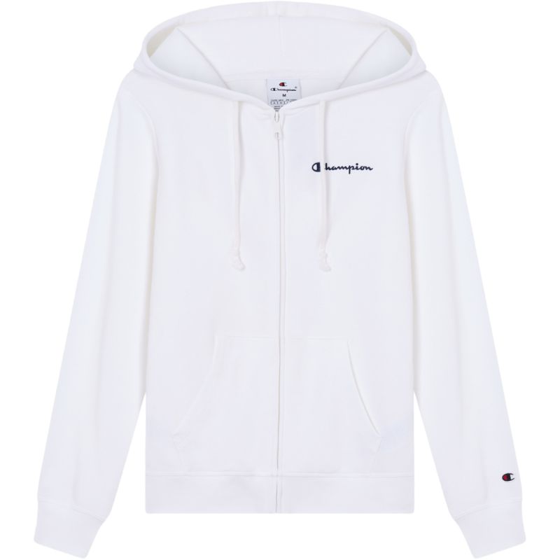 Champion Women's Full Zip Hoodie Sweatshirt White 118406 WW001 2 xl kapucnis pulóver
