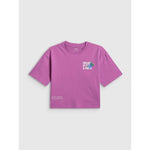 Loose T-shirt with a girl's print 4F 4FJRSS26TTSHF3827-51S 158/164 póló