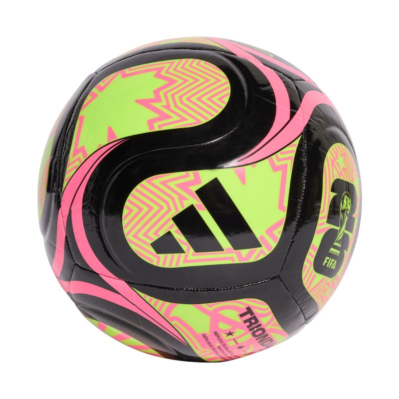 adidas World Cup 26 Trionda Club Football Black, Pink, and Green JD8053 Labda