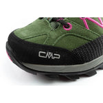 CMP Rigel women's trekking leather durable waterproof ankle boots green zöld cipő