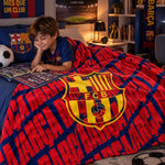 FC Barcelona blanket premium quality blanket granatowy takaró 125401