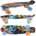 Enero Plastic Skateboard 22 Inches Graffiti Led skateboards