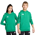 Adidas Entrada 26 Hoody green JZ6563 kids' sweatshirt 104cm kapucnis pulóver