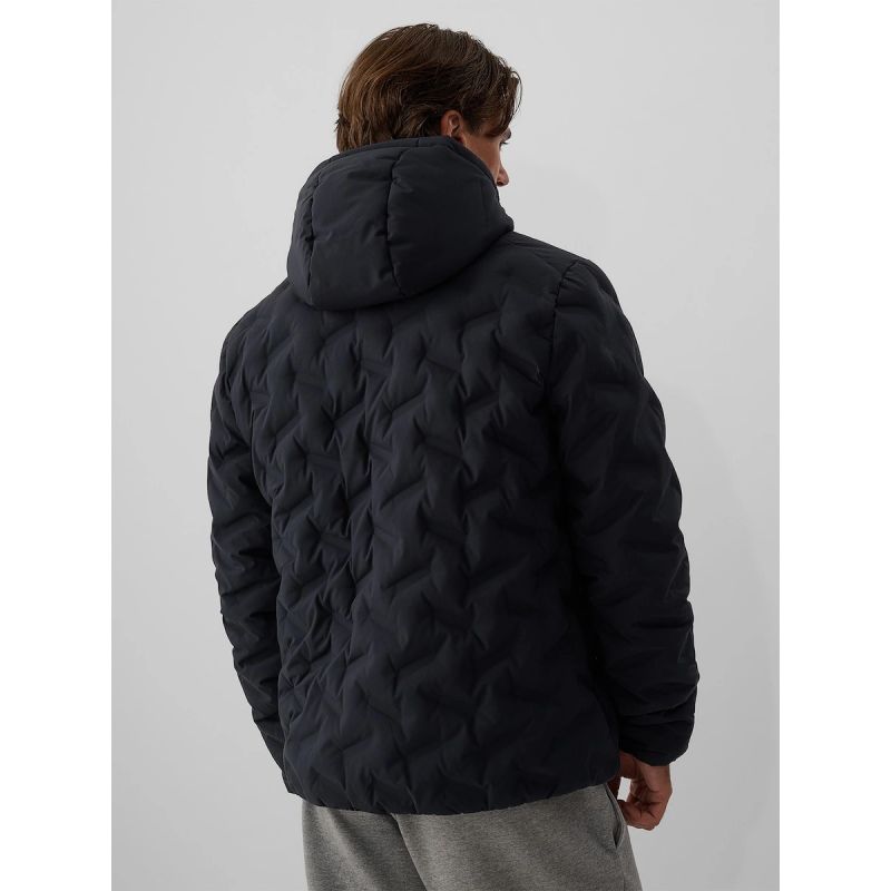 4F Men’s Winter Puffer Jacket with Synthetic Insulation kötött sapka 4FRAW26TDJAM1025-20S