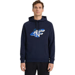 4F Men's sweatshirt M2241 navy blue 31S sötétkék póló 4FWSS26TSWSM224131S