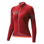 Rockbros TVI Women's Long Sleeve Cycling Jersey Fall/Winter M - Red m \ czerwony kötött sapka 15310002003-211742