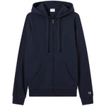Champion Men's Full Zip Hoodie Sweatshirt Navy Blue 220786 BS501 sötétkék kapucnis pulóver