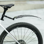 Rockbros FK-810 Folding Telescopic Bicycle Fender Set - Black fekete sets