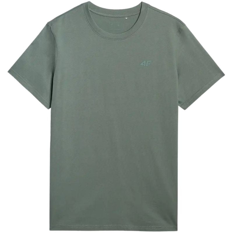 4f Men's T-shirt M2441 green 4FWAW25TTSHM2441 41S Ruházat