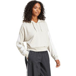 adidas Women's Essentials 3-Stripes French Terry Quarter-Zip Hoodie Beige JN1958 General