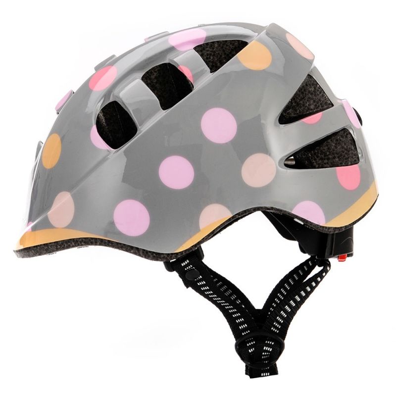 Meteor MA-2 dots Junior bicycle helmet szürke helmets, protectors and knee pads